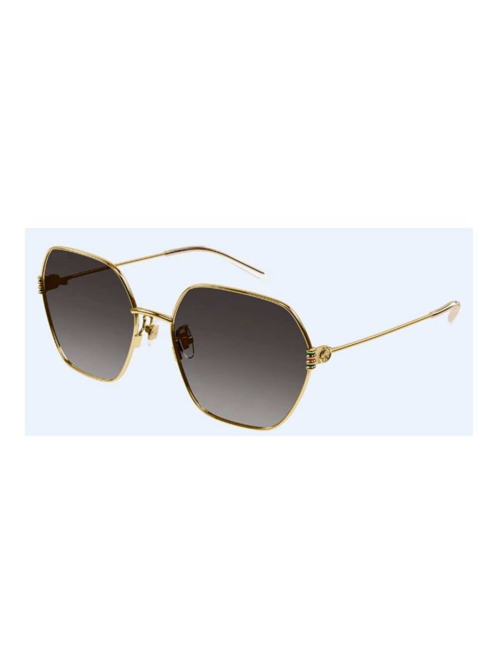GUCCI Sunglasses GG1285SA 001 60 Gold Frame| Gradient Grey Lens
